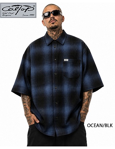 2000 S/S Plaid Color Base : OCEAN-BLACK